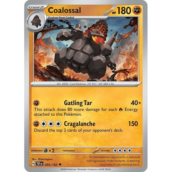 Coalossal - Temporal Forces (Uncommon) [TEF-95] English / Near Mint / Normal
