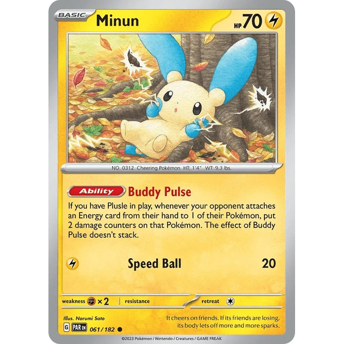Minun - Paradox Rift (Common) [PAR-61] English / Near Mint / Normal