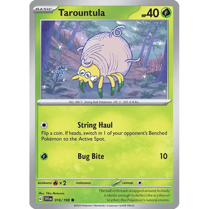 Tarountula - Scarlet & Violet (Common) [SVI-16] English / Near Mint / Normal