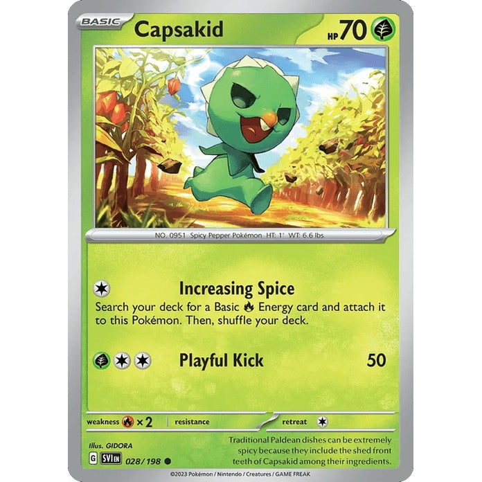 Capsakid - Scarlet & Violet (Common) [SVI-28] English / Near Mint / Normal