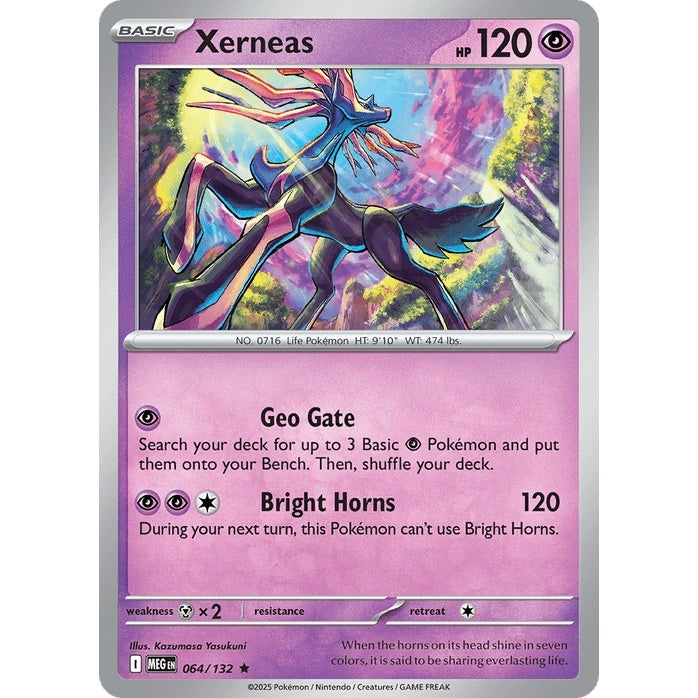 Xerneas - Mega Evolution (Rare) [MEG-64] English / Near Mint / Normal