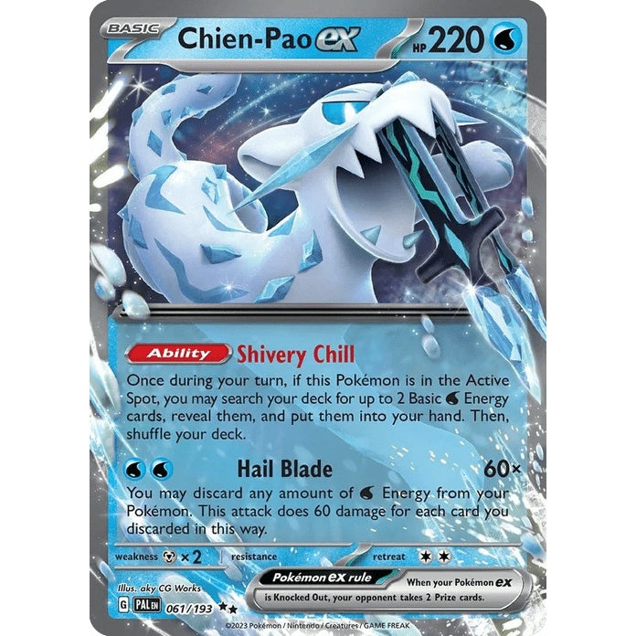 Chien-Pao ex - Paldea Evolved (Double Rare) [PAL-61] English / Near Mint / Normal