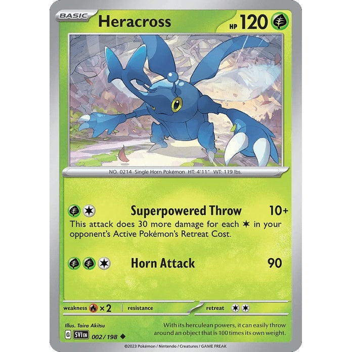 Heracross - Scarlet & Violet (Uncommon) [SVI-2] English / Near Mint / Normal