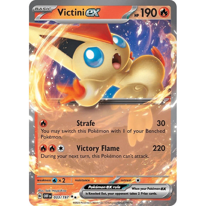 Victini ex - Obsidian Flames (Double Rare) [OBF-33] English / Near Mint / Normal