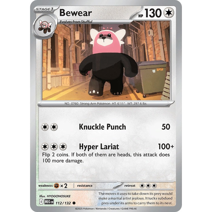 Bewear - Mega Evolution (Common) [MEG-112] Japanese / Near Mint / Normal
