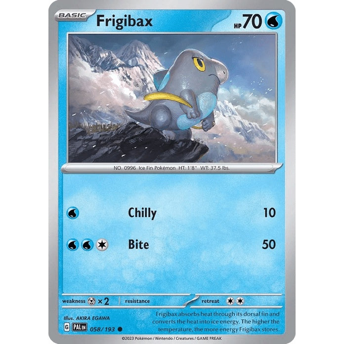 Frigibax - Paldea Evolved (Common) [PAL-58] English / Near Mint / Normal