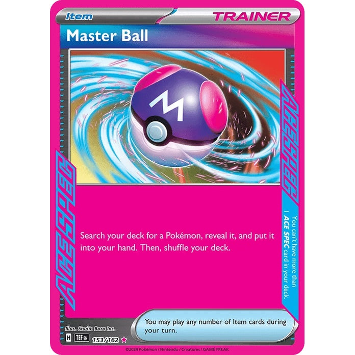 Master Ball - Temporal Forces (ACE SPEC Rare) [TEF-153] English / Near Mint / Normal