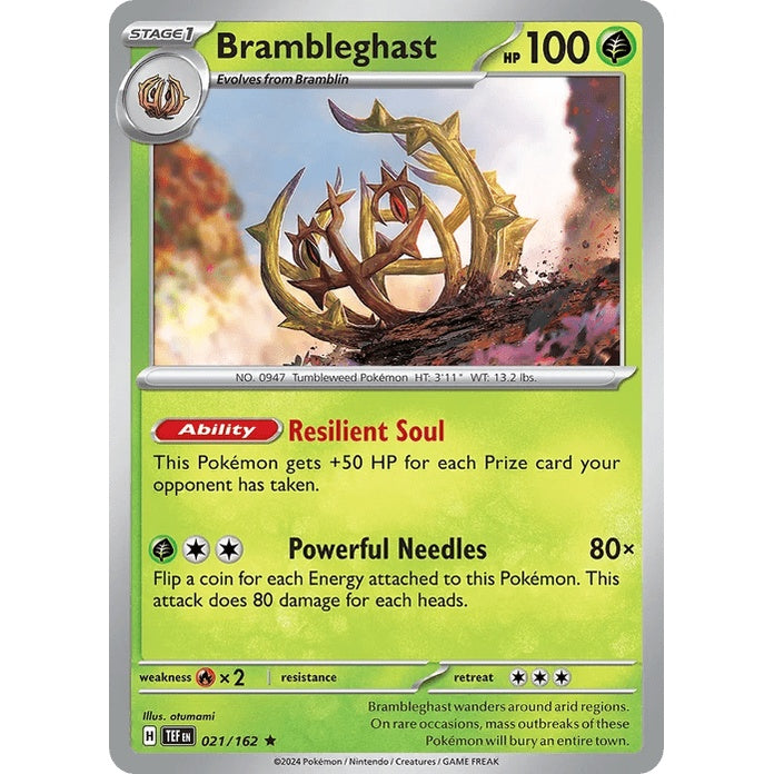 Brambleghast - Temporal Forces (Rare) [TEF-21] English / Near Mint / Normal
