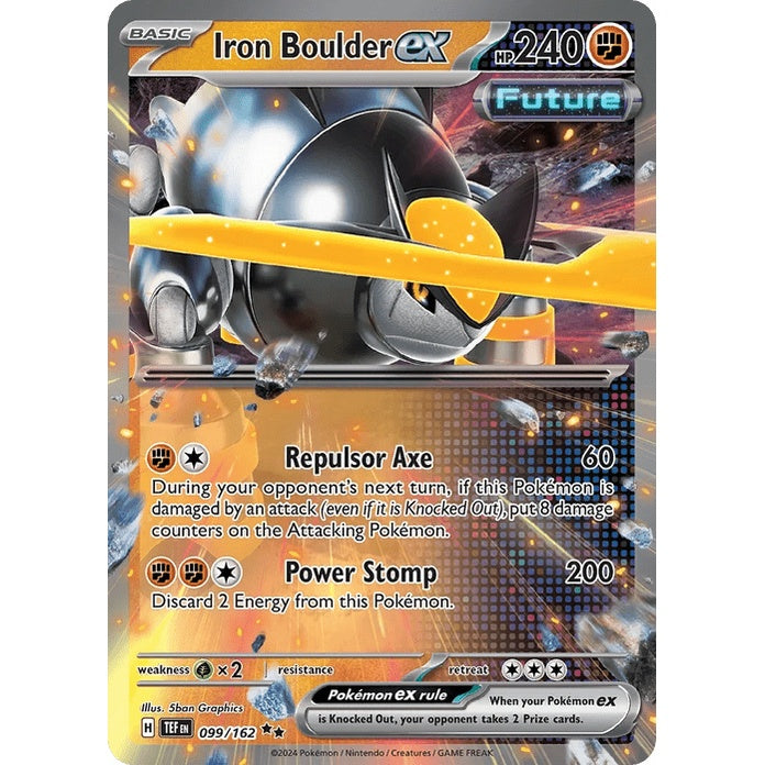 Iron Boulder ex - Temporal Forces (Double Rare) [TEF-99] English / Near Mint / Normal