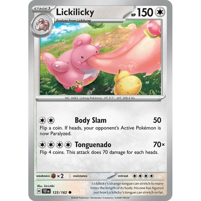 Lickilicky - Temporal Forces (Common) [TEF-125] English / Near Mint / Normal