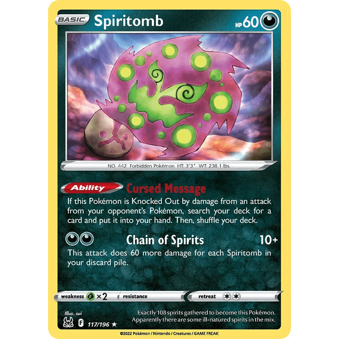 Spiritomb - Lost Origin (Rare) [LOR-117] English / Near Mint / Normal