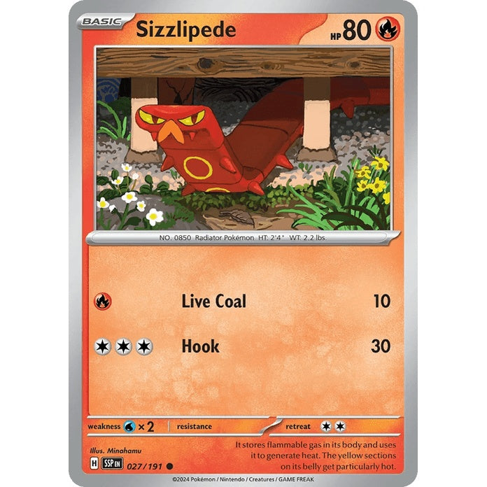 Sizzlipede - Surging Sparks (Common) [SSP-27] English / Near Mint / Normal