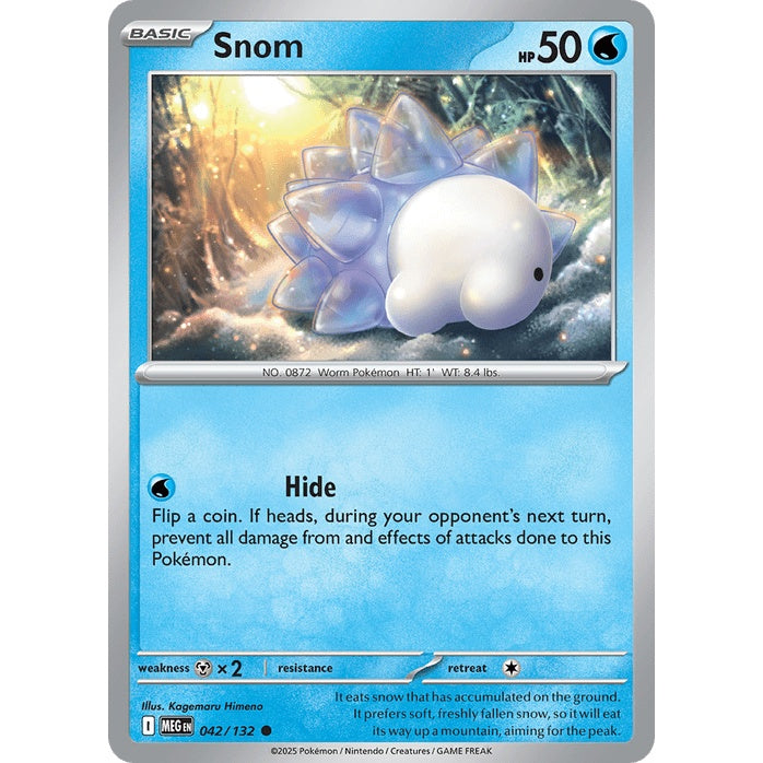 Snom - Mega Evolution (Common) [MEG-42] English / Near Mint / Normal