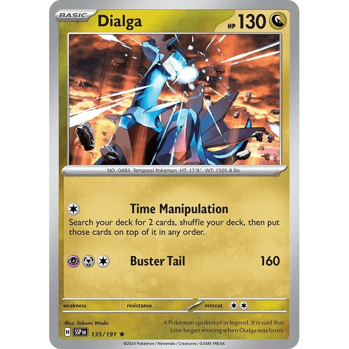 Dialga - Surging Sparks (Rare) [SSP-135] English / Near Mint / Normal
