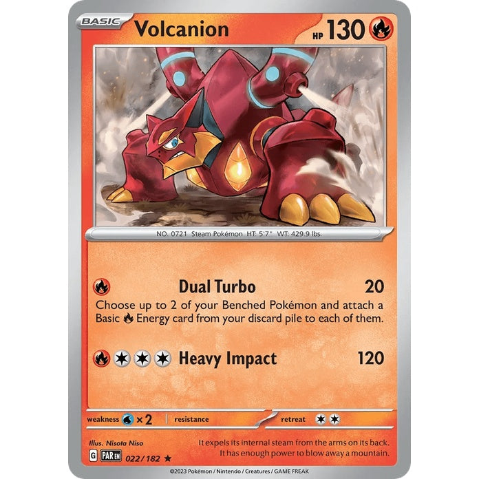 Volcanion - Paradox Rift (Rare) [PAR-22] English / Near Mint / Normal
