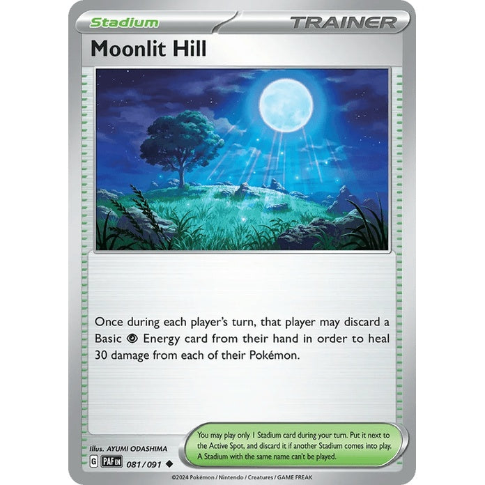 Moonlit Hill - Paldean Fates (Uncommon) [PAF-81] English / Near Mint / Normal