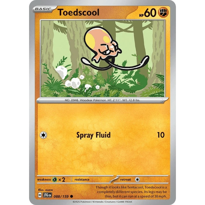 Toedscool - Journey Together (Common) [JTG-88] English / Near Mint / Normal