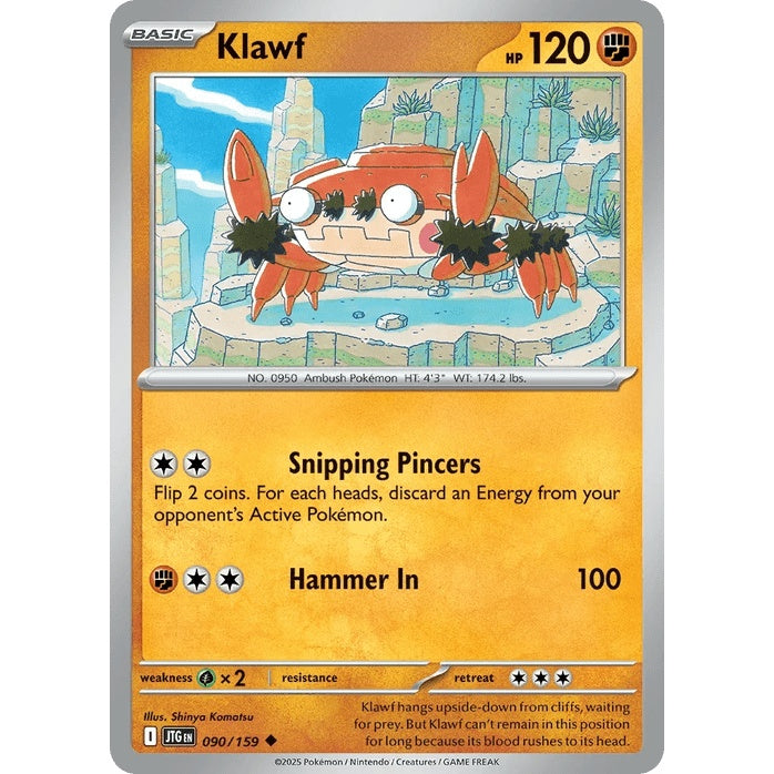 Klawf - Journey Together (Uncommon) [JTG-90] English / Near Mint / Normal