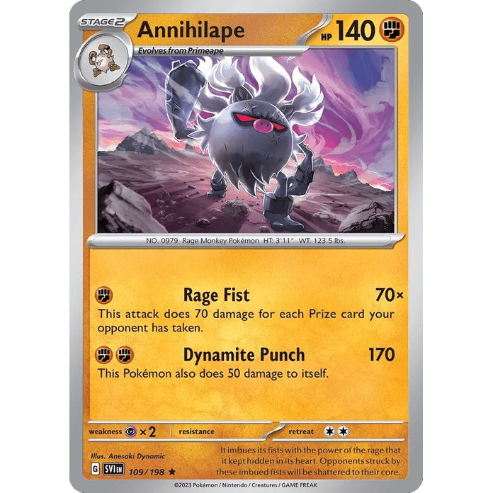 Annihilape - Scarlet & Violet (Rare) [SVI-109] English / Near Mint / Normal