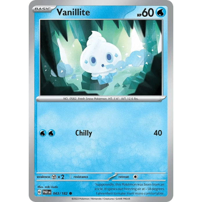 Vanillite - Paradox Rift (Common) [PAR-43] English / Near Mint / Normal
