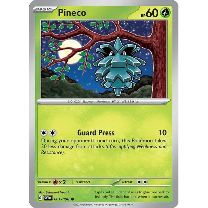 Pineco - Scarlet & Violet (Common) [SVI-1] English / Near Mint / Normal