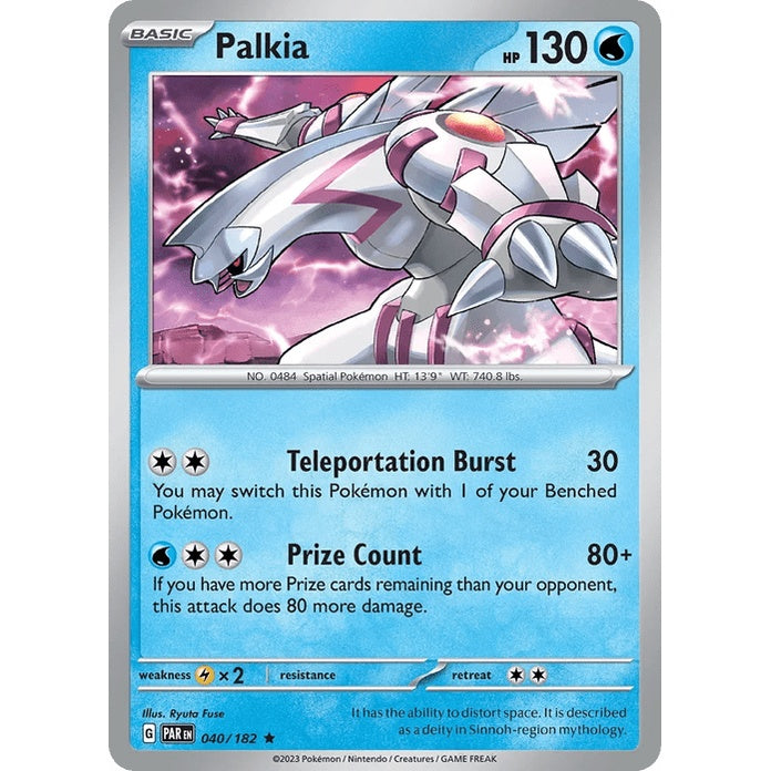 Palkia - Paradox Rift (Rare) [PAR-40] English / Near Mint / Normal