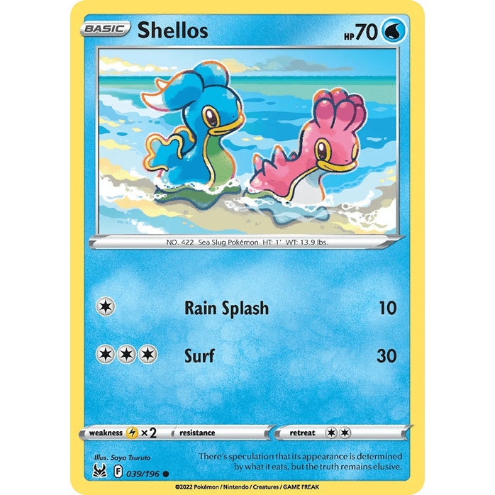 Shellos - Lost Origin (Common) [LOR-39] English / Near Mint / Normal