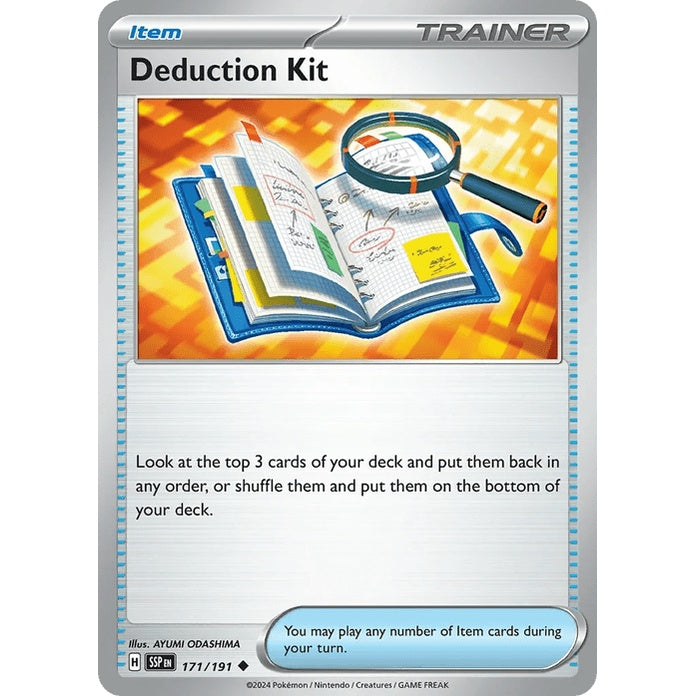 Deduction Kit - Surging Sparks (Uncommon) [SSP-171] English / Near Mint / Normal