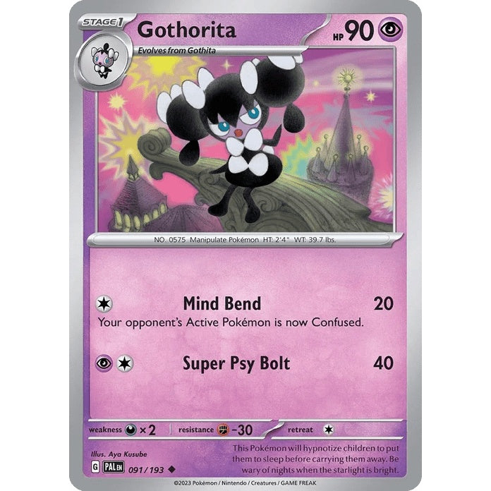 Gothorita - Paldea Evolved (Uncommon) [PAL-91] English / Near Mint / Normal