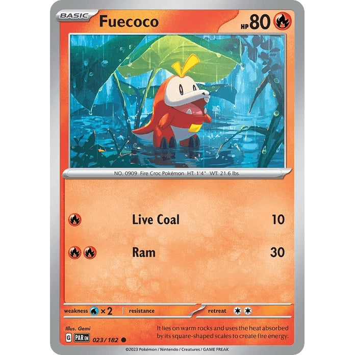 Fuecoco - Paradox Rift (Common) [PAR-23] English / Near Mint / Normal