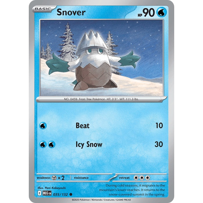 Snover - Mega Evolution (Common) [MEG-35] English / Near Mint / Normal