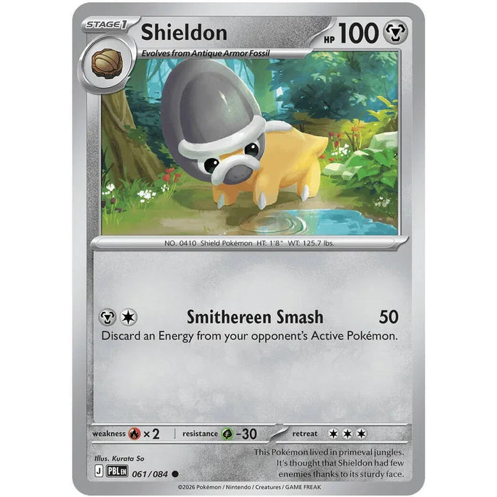 Shieldon - Pitch Black (Common) [PBL-61] English / Near Mint / Normal