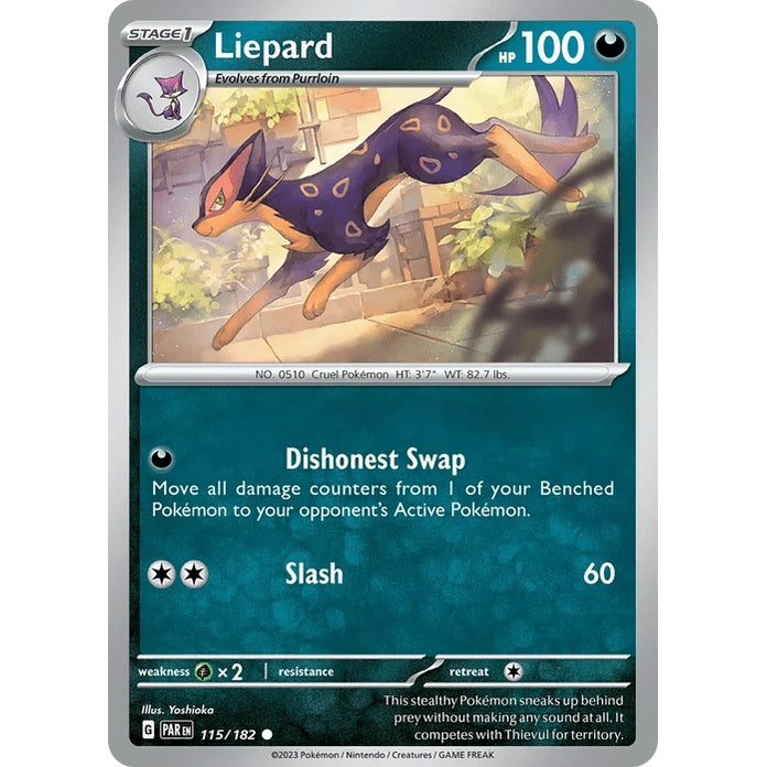 Liepard - Paradox Rift (Common) [PAR-115] English / Near Mint / Normal