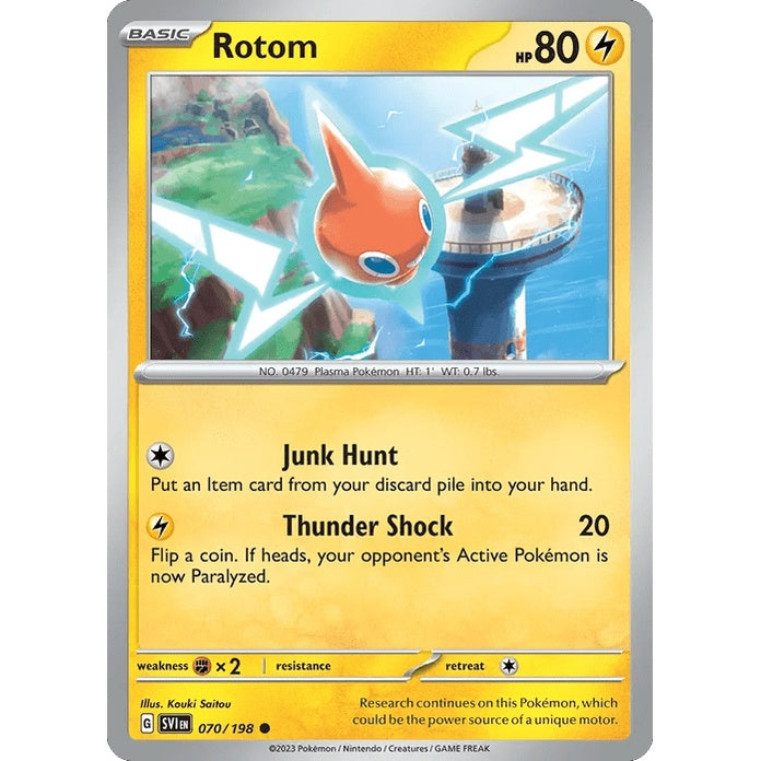 Rotom - Scarlet & Violet (Common) [SVI-70] English / Near Mint / Normal