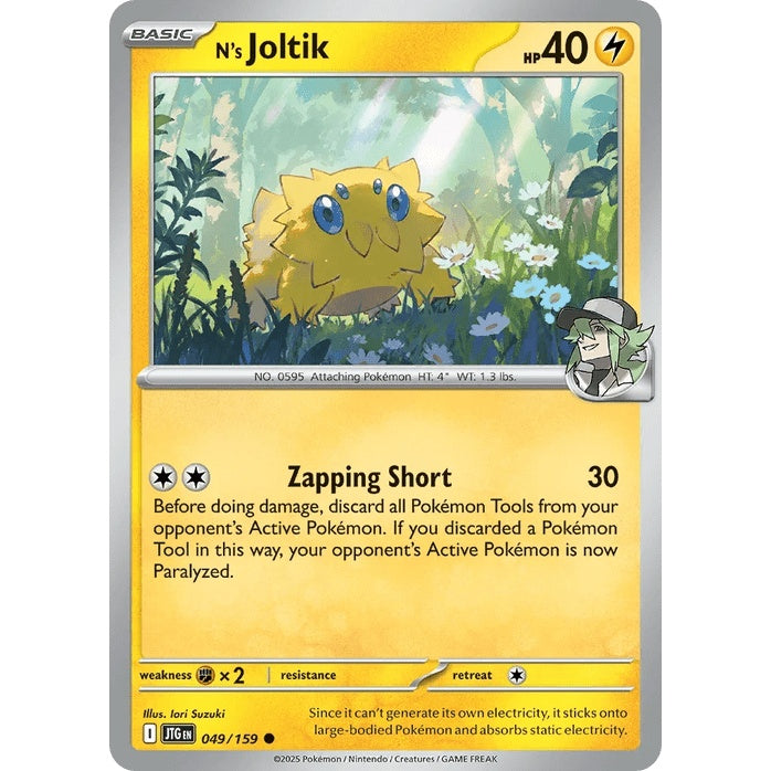 N's Joltik - Journey Together (Common) [JTG-49] English / Near Mint / Normal