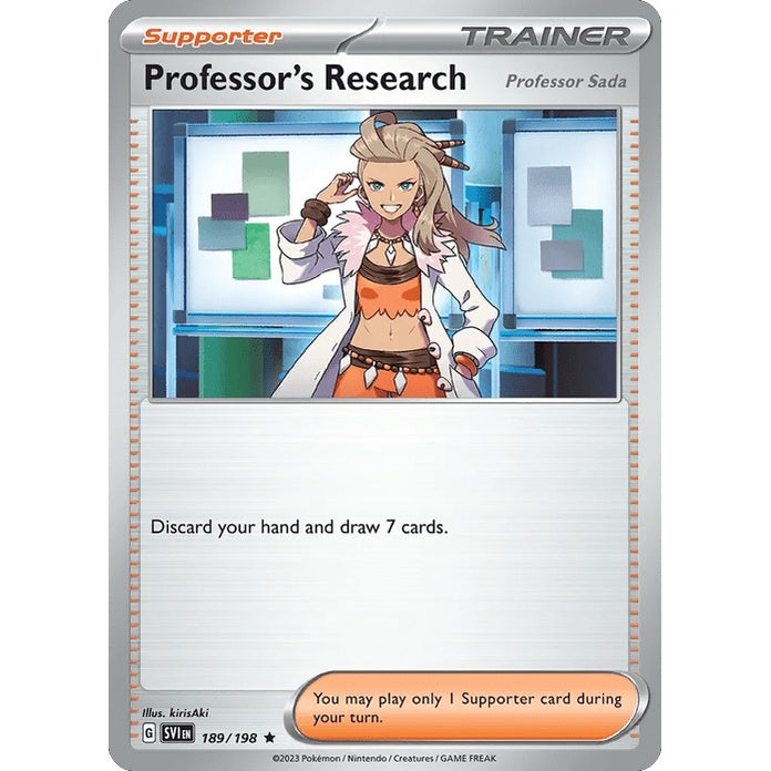 Professor's Research (Professor Sada) - Scarlet & Violet (Rare) [SVI-189] English / Near Mint / Normal