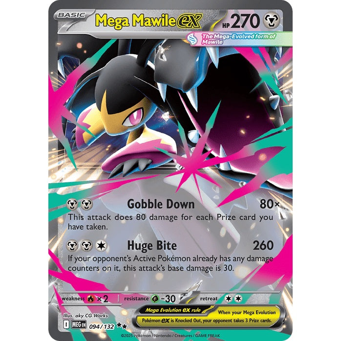 Mega Mawile ex - Mega Evolution (Double Rare) [MEG-94] English / Near Mint / Normal