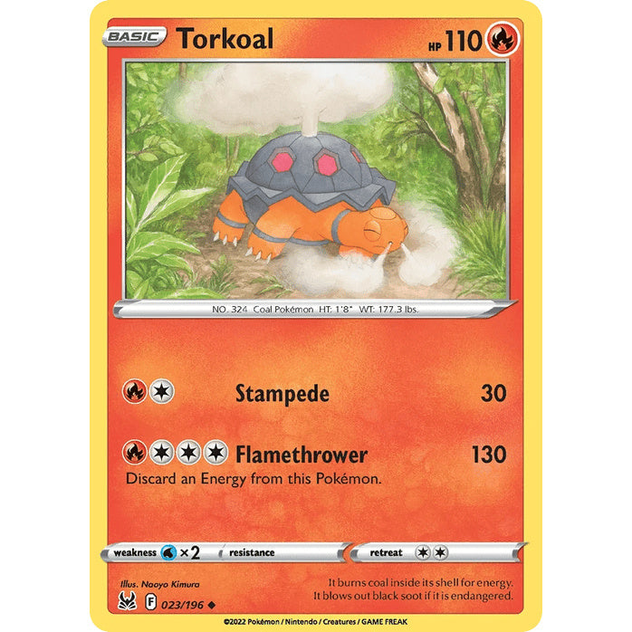 Torkoal - Lost Origin (Uncommon) [LOR-23] English / Near Mint / Normal