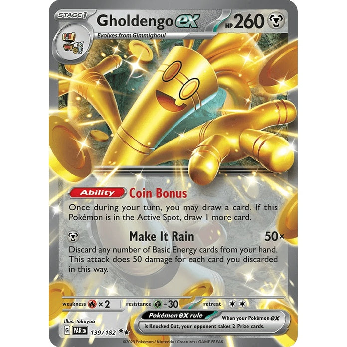 Gholdengo ex - Paradox Rift (Double Rare) [PAR-139] English / Near Mint / Normal