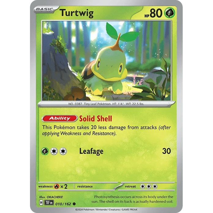 Turtwig - Temporal Forces (Common) [TEF-10] English / Near Mint / Normal
