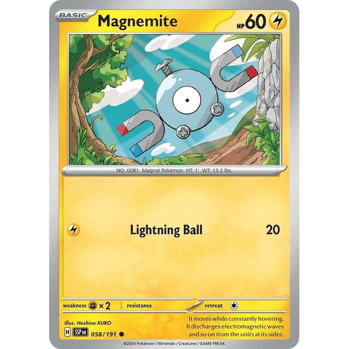 Magnemite - Surging Sparks (Common) [SSP-58] English / Near Mint / Normal