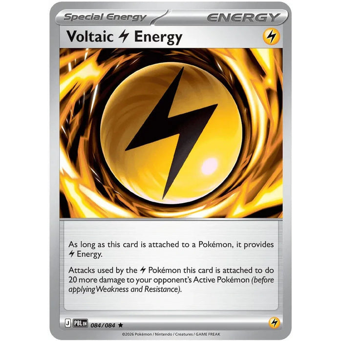 Voltaic Lightning Energy - Pitch Black (Rare) [PBL-84] English / Near Mint / Normal