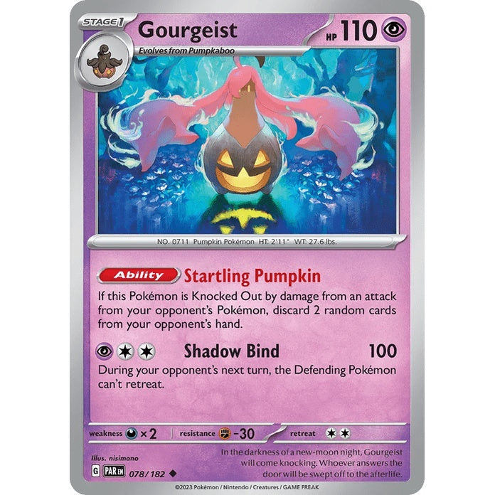 Gourgeist - Paradox Rift (Uncommon) [PAR-78] English / Near Mint / Normal