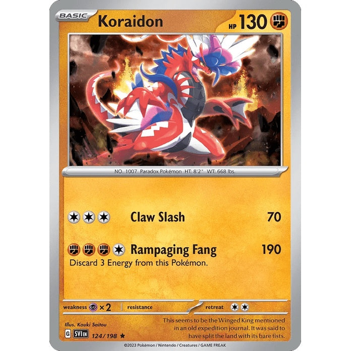 Koraidon - Scarlet & Violet (Rare) [SVI-124] English / Near Mint / Normal