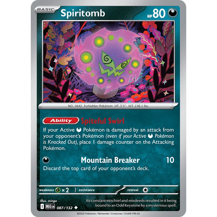 Spiritomb - Mega Evolution (Uncommon) [MEG-87] English / Near Mint / Normal