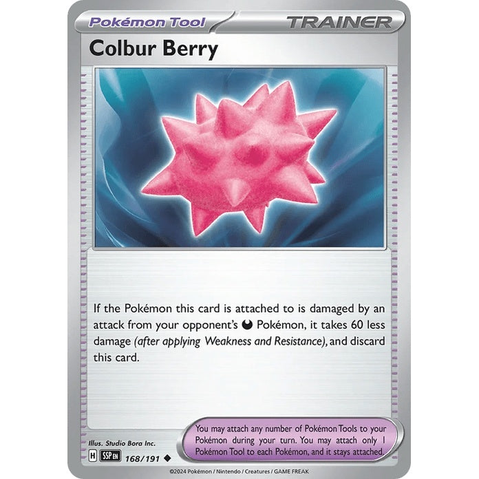 Colbur Berry - Surging Sparks (Uncommon) [SSP-168] English / Near Mint / Normal