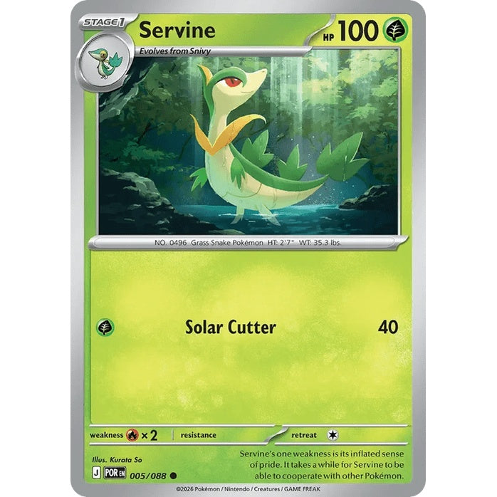 Servine - Perfect Order (Common) [POR-5] English / Near Mint / Normal