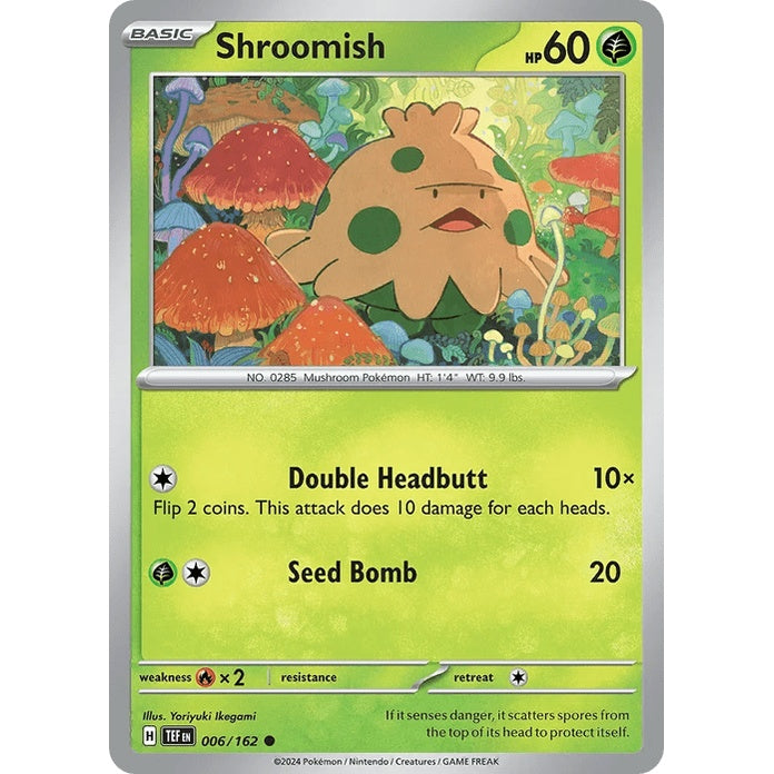 Shroomish - Temporal Forces (Common) [TEF-6] English / Near Mint / Normal