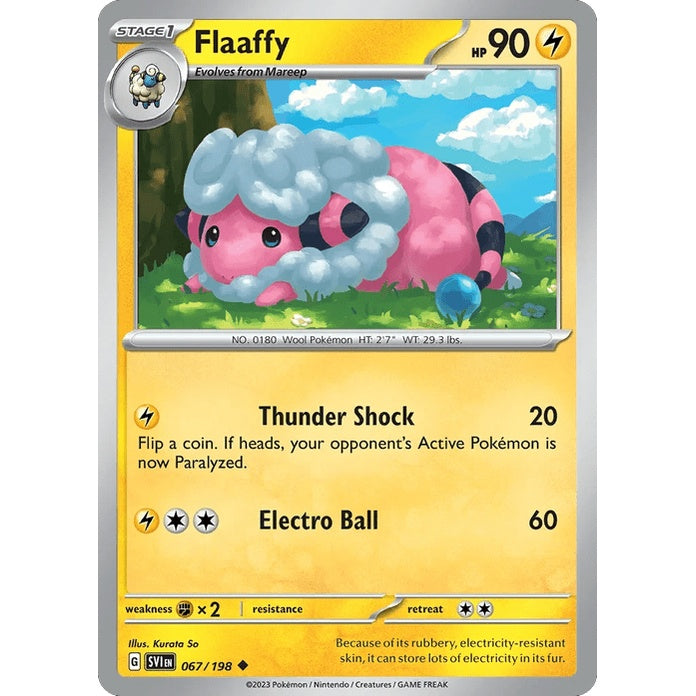Flaaffy - Scarlet & Violet (Uncommon) [SVI-67] English / Near Mint / Normal