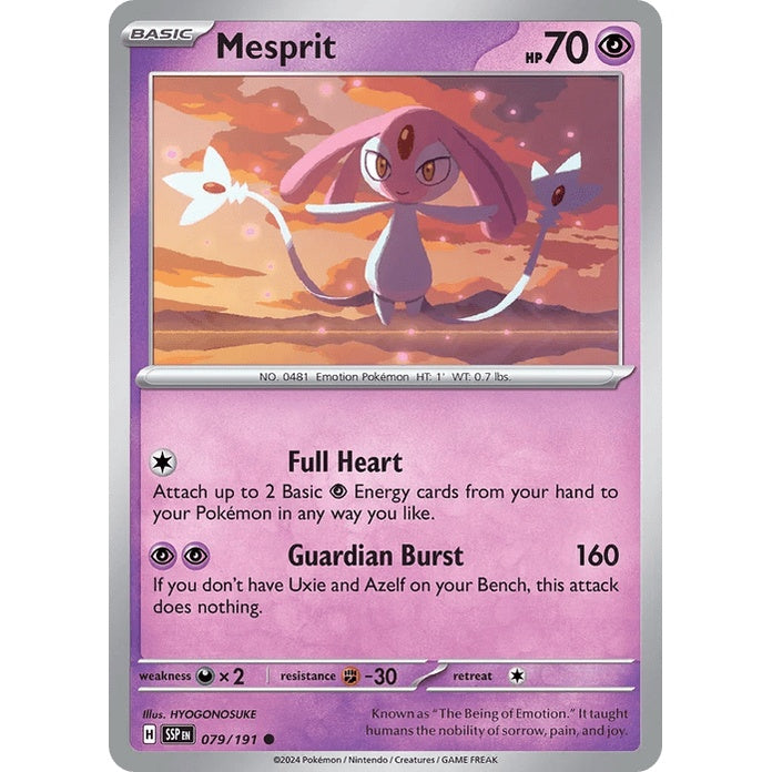 Mesprit - Surging Sparks (Common) [SSP-79] English / Near Mint / Normal